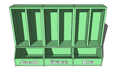 wood locker plans